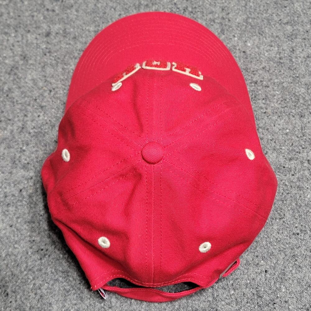 Houston Texans Hat Dad Cap Mens Red Fanatics Strapback Curved Bill Low Adult - Picture 5 of 14